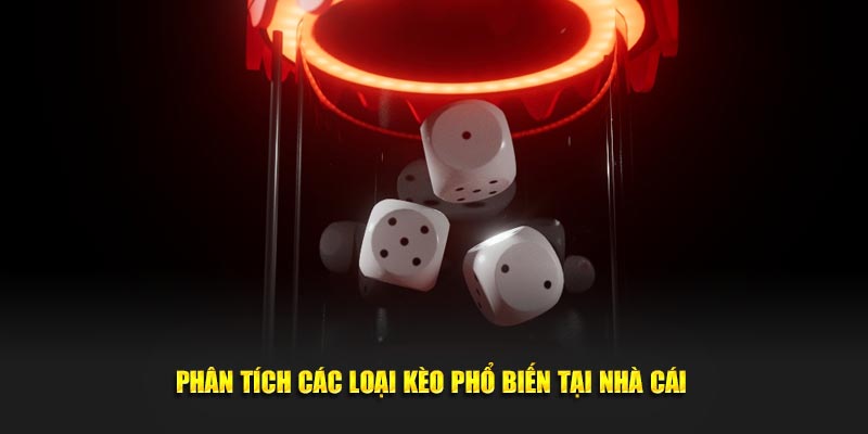 Phân tích vài loại kèo phổ biến ưa chuộng tại nhà cái